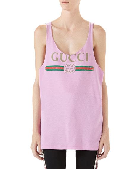 gucci cashmere tank top 90s|Gucci Tank Tops for Women .